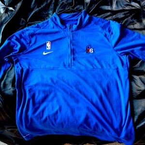 76ers Nike Dri-Fit XL Long Sleeve Pull Over
